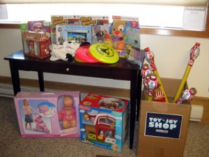 Donations to Toy N' Joy Shop 2009